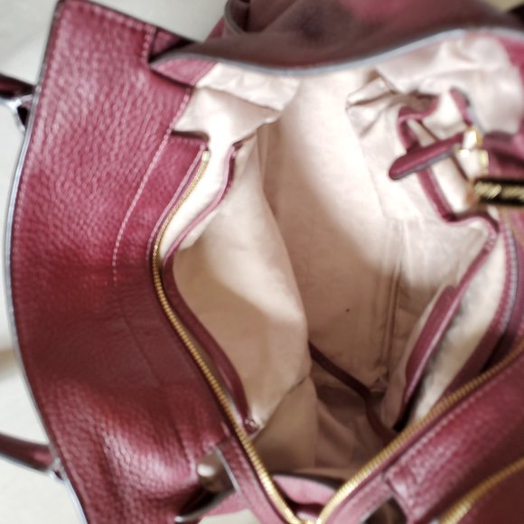 Michael Kors Mckenna Leather Shoulder Bag Purse - Picture 13 of 15